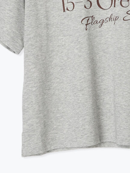 【接触冷感】フロントロゴTシャツ（オフホワイト/グレー/チャコールグレー）｜Lugnoncure（ルノンキュール）通販