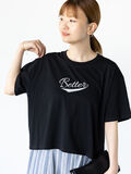 【接触冷感】フロントミニ刺繍Tシャツ（ブラック）｜Lugnoncure（ルノンキュール）通販