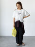 【接触冷感】フロントミニ刺繍Tシャツ（オフホワイト/ブラック/ネイビー）｜Lugnoncure（ルノンキュール）通販