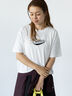 【接触冷感】フロントミニ刺繍Tシャツ（オフホワイト/ブラック/ネイビー）｜Lugnoncure（ルノンキュール）通販