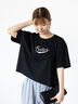 【接触冷感】フロントミニ刺繍Tシャツ（オフホワイト/ブラック/ネイビー）｜Lugnoncure（ルノンキュール）通販