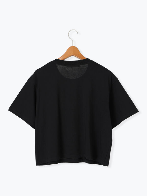 セール】 【接触冷感】フロントミニ刺繍Tシャツ（オフホワイト