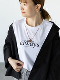 ネックレス刺繍プリントTシャツ（オフホワイト）｜Lugnoncure（ルノンキュール）通販