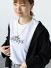 ネックレス刺繍プリントTシャツ（オフホワイト/チャコールグレー/ベージュ）｜Lugnoncure（ルノンキュール）通販