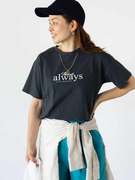 ネックレス刺繍プリントTシャツ（オフホワイト/チャコールグレー/ベージュ）｜Lugnoncure（ルノンキュール）通販