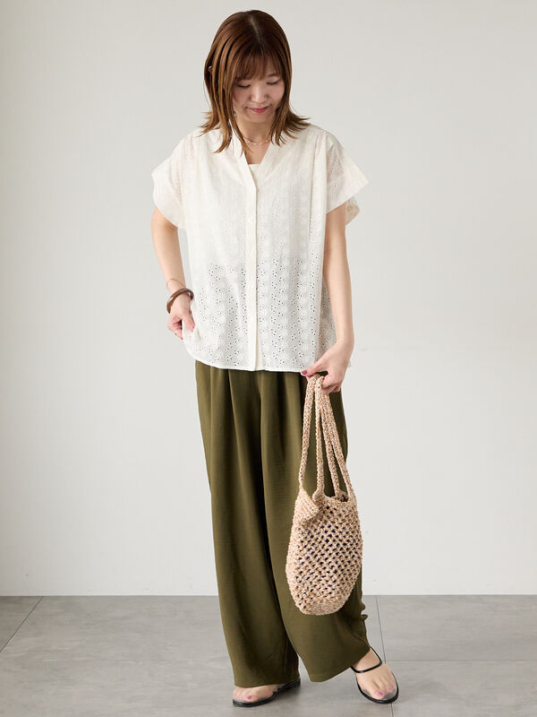 sullen フリンジカットソー schlussel SAILOR COLLAR BLOUSE – Shinzone