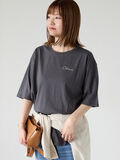 前後ロゴハーフスリーブTシャツ（チャコールグレー）｜Lugnoncure（ルノンキュール）通販