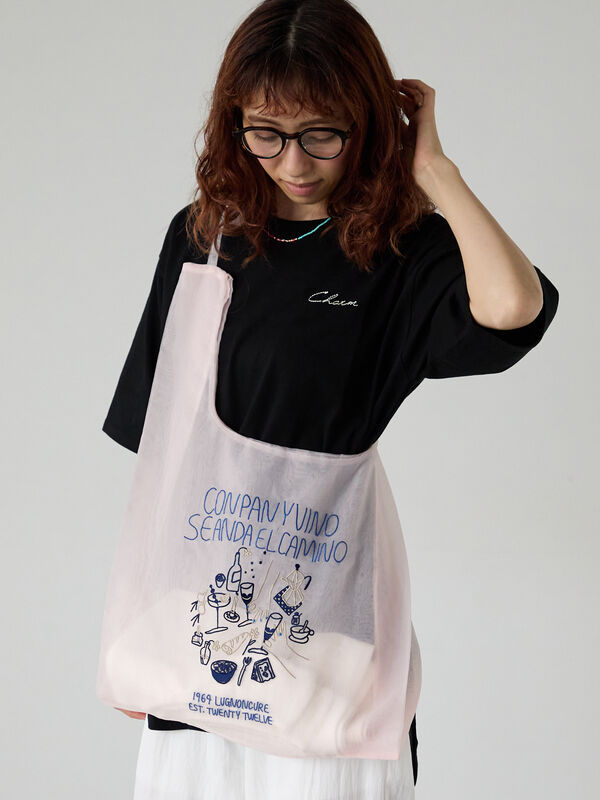 前後ロゴハーフスリーブTシャツ（ブラック）｜Lugnoncure（ルノンキュール）通販