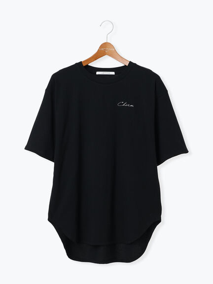 前後ロゴハーフスリーブTシャツ（オフホワイト/チャコールグレー/ブラック）｜Lugnoncure（ルノンキュール）通販