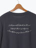 前後ロゴハーフスリーブTシャツ（オフホワイト/チャコールグレー/ブラック）｜Lugnoncure（ルノンキュール）通販