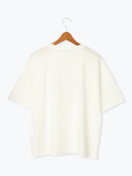 【接触冷感】カレッジ風プリントBIGTシャツ（オフホワイト/ブラック/ブラウン）｜Lugnoncure（ルノンキュール）通販