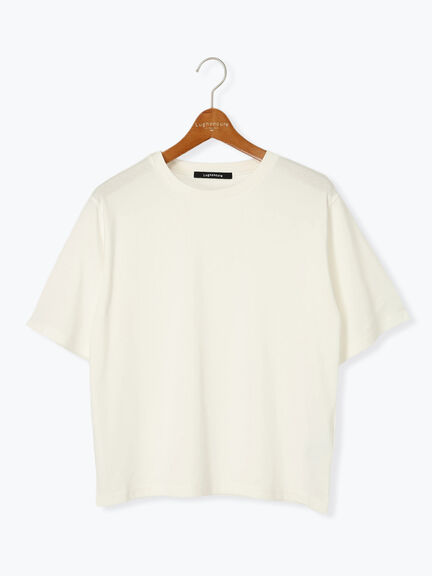 【接触冷感】クルーネックTシャツ（オフホワイト/チャコールグレー/ブラック/ネイビー）｜Lugnoncure（ルノンキュール）通販