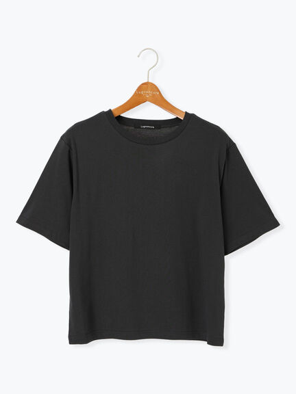 【接触冷感】クルーネックTシャツ（オフホワイト/チャコールグレー/ブラック/ネイビー）｜Lugnoncure（ルノンキュール）通販