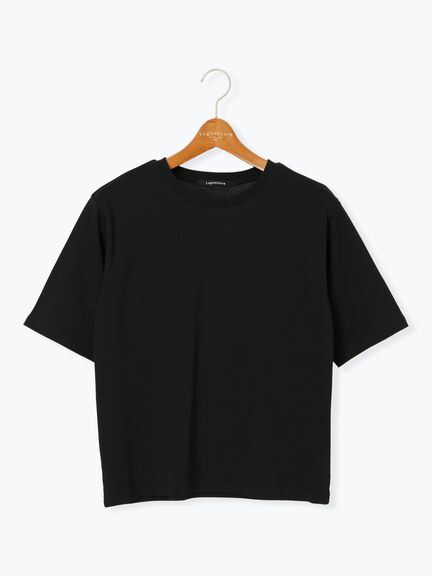 【接触冷感】クルーネックTシャツ（オフホワイト/チャコールグレー/ブラック/ネイビー）｜Lugnoncure（ルノンキュール）通販