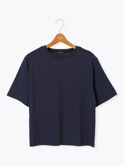 【接触冷感】クルーネックTシャツ（オフホワイト/チャコールグレー/ブラック/ネイビー）｜Lugnoncure（ルノンキュール）通販