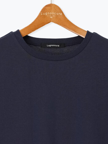 【接触冷感】クルーネックTシャツ（オフホワイト/チャコールグレー/ブラック/ネイビー）｜Lugnoncure（ルノンキュール）通販