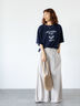 ハンバーガーモチーフプリントTシャツ（オフホワイト/ブラック/ネイビー）｜Lugnoncure（ルノンキュール）通販