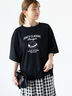 ハンバーガーモチーフプリントTシャツ（オフホワイト/ブラック/ネイビー）｜Lugnoncure（ルノンキュール）通販