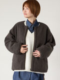 リバーシブルボアブルゾン（チャコールグレー）｜Lugnoncure（ルノンキュール）通販