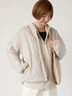 リバーシブルボアブルゾン（オフホワイト/チャコールグレー/ベージュ/モカ）｜Lugnoncure（ルノンキュール）通販