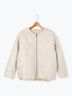 リバーシブルボアブルゾン（オフホワイト/チャコールグレー/ベージュ/モカ）｜Lugnoncure（ルノンキュール）通販
