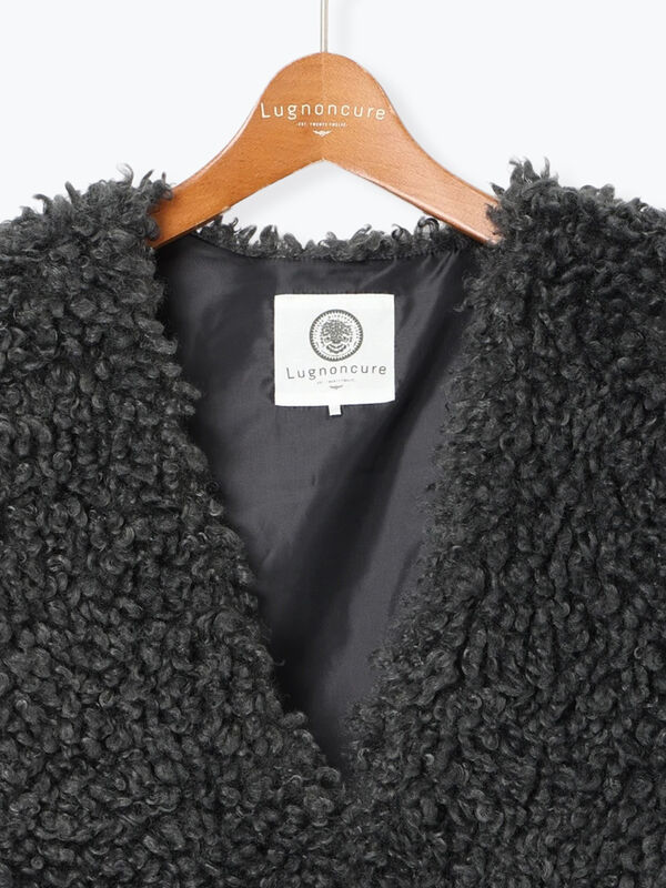 ミランカ プードルボアベスト 未使用 HEILIS ベスト ジレ 「新色」「hideka select」プードルファーロング