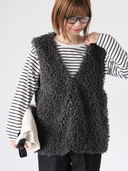 ベスト(グレー/灰色系)｜レディースファッション通販のCAN ONLINE SHOP