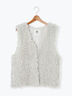 ミドルボアベスト(オフホワイト/チャコールグレー/モカ)|Lugnoncure(ルノンキュール)通販