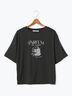 パンケーキモチーフTシャツ（オフホワイト/チャコールグレー/ブラック）｜Lugnoncure（ルノンキュール）通販