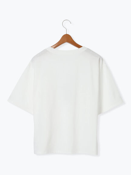 パンケーキモチーフTシャツ（オフホワイト/チャコールグレー/ブラック）｜Lugnoncure（ルノンキュール）通販