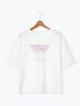 かすれロゴプリントTシャツ（オフホワイト/チャコールグレー/ブラック）｜Lugnoncure（ルノンキュール）通販