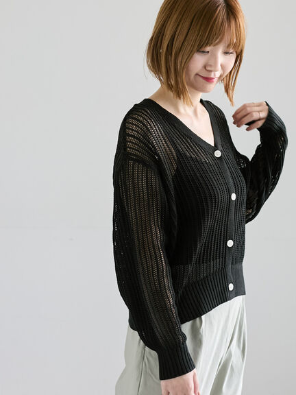 るるる★ehak sopo byｓｍ２★総レース*ショート丈カーデガン カーディガン｜レディースファッション通販のCAN ONLINE SHOP
