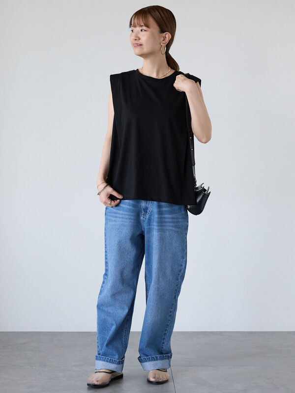 トップス masahiro946900 STYLEMIXER | ソフトリブハイネックトップ (Tシャツ・カットソー(長袖