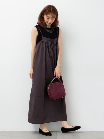 レース編みノースリーブニット（オフホワイト/ブラック/ブラウン）｜Lugnoncure（ルノンキュール）通販