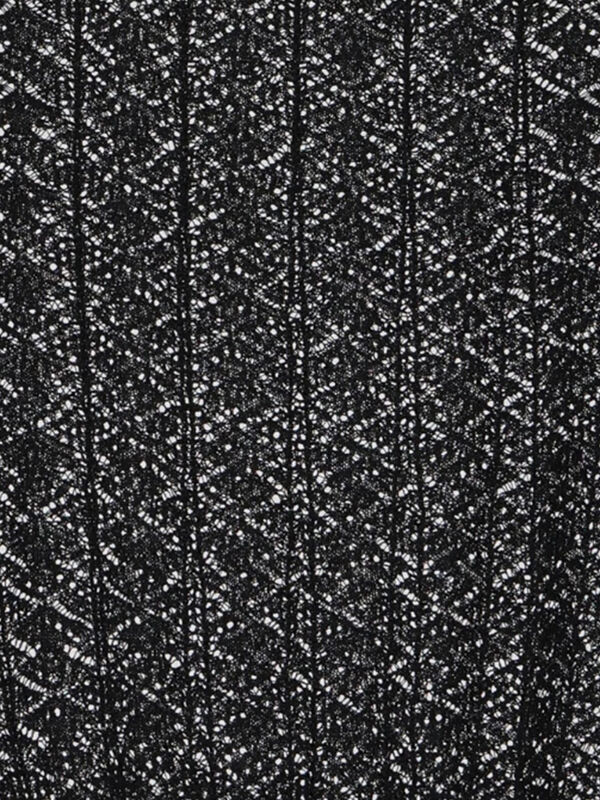 セール】 レース編みノースリーブニット（オフホワイト/ブラック