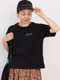 【接触冷感】ワンポイントロゴTシャツ（ブラック）｜Lugnoncure（ルノンキュール）通販