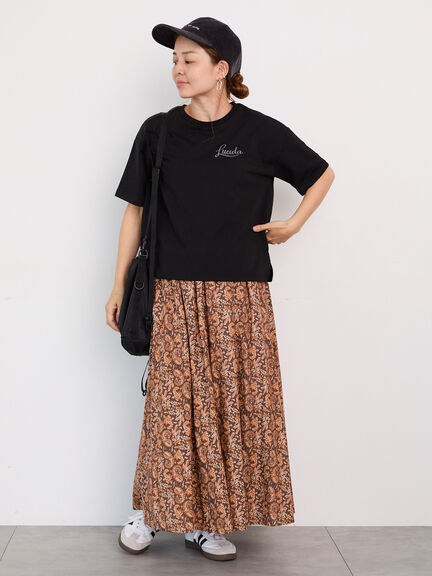【接触冷感】ワンポイントロゴTシャツ（オフホワイト/ブラック/モカ）｜Lugnoncure（ルノンキュール）通販