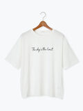 【接触冷感】筆記体ロゴBIGTシャツ（オフホワイト）｜Lugnoncure（ルノンキュール）通販