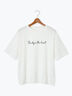 【接触冷感】筆記体ロゴBIGTシャツ（オフホワイト）｜Lugnoncure（ルノンキュール）通販