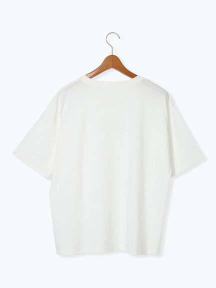 【接触冷感】筆記体ロゴBIGTシャツ（オフホワイト/チャコールグレー/ブラック）｜Lugnoncure（ルノンキュール）通販