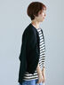 シルクタッチクルーカーディガン《2025autumn catalog item》（ブラック）｜Lugnoncure（ルノンキュール）通販