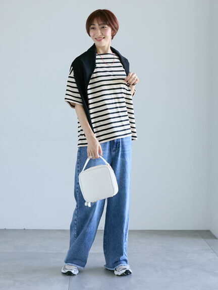 シルクタッチクルーカーディガン《2025autumn catalog item》（オフホワイト/ブラック/カーキ）｜Lugnoncure（ルノンキュール）通販