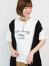 【接触冷感】刺繍ロゴTシャツ（オフホワイト/チャコールグレー/ベージュ）｜Lugnoncure（ルノンキュール）通販