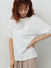 【接触冷感】箔プリントロゴTシャツ（オフホワイト）｜Lugnoncure（ルノンキュール）通販