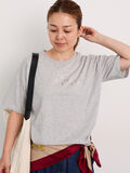 【接触冷感】箔プリントロゴTシャツ（グレー）｜Lugnoncure（ルノンキュール）通販