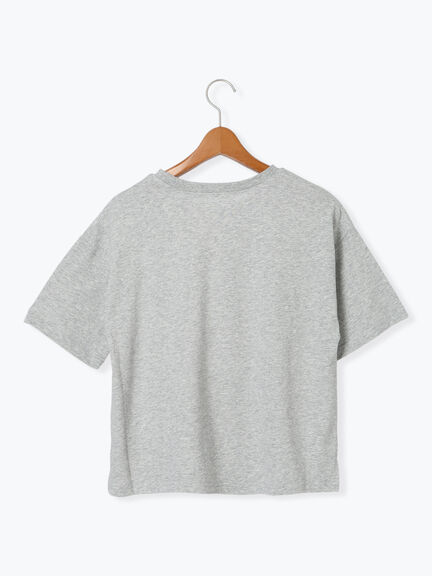 【接触冷感】箔プリントロゴTシャツ（オフホワイト/グレー/ブラック）｜Lugnoncure（ルノンキュール）通販