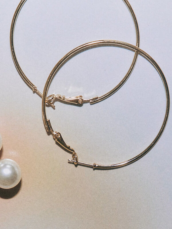 フープピアス（シルバー/ゴールド）｜Lugnoncure（ルノンキュール）通販