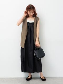 ワンピース _hus_ セール】 ストライプサッカーワンピース《2025summer catalog