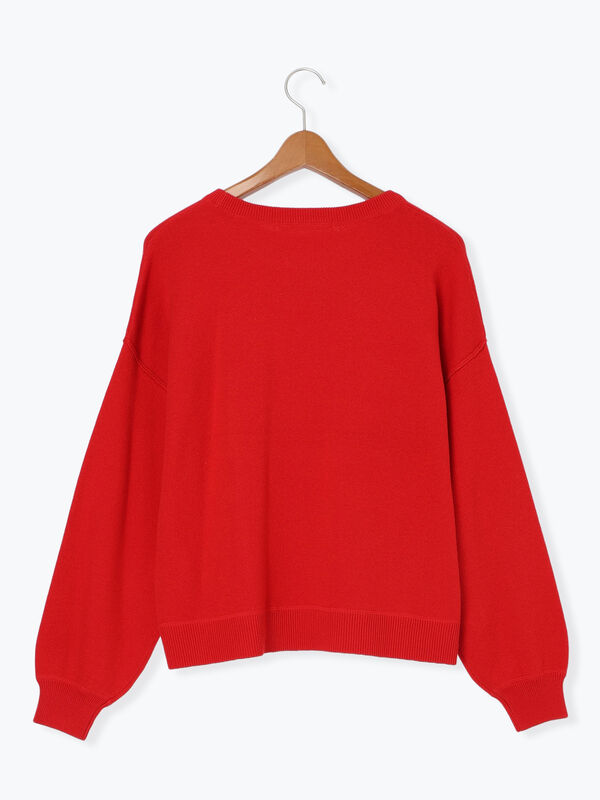 ✨近年✨Reneルネ　ニット　長袖　赤　レッド　現行タグ　パール　パフスリーブ 楽天市場】rene ルネ（カラーレッド）（トップス｜レディース