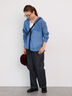 インディゴシアーシャツ《2025autumn catalog item》（ブルー/ネイビー）｜Lugnoncure（ルノンキュール）通販